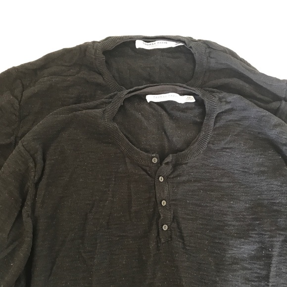 Long-sleeved Black Tee - Picture 2 of 5